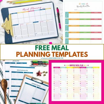 Best Meal Planner Template [Free Printable!]