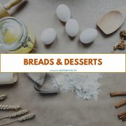 breads and dessert recipes category featured image.