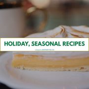 holiday, seasonal recipes category featured image.