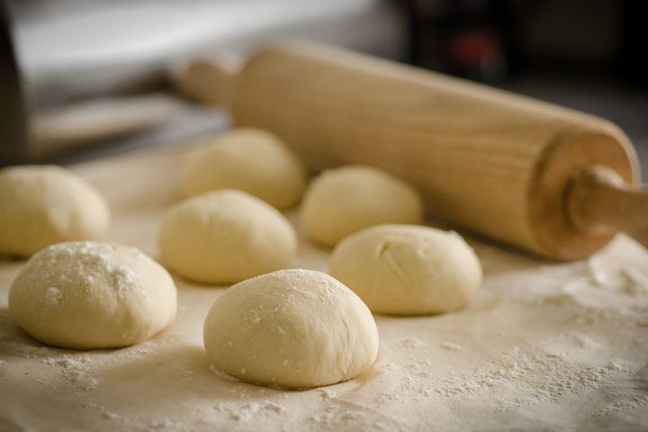 self-rising dough as baking soda replacement.
