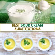 sour cream substitute in cup and soup.
